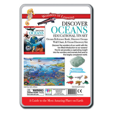 North Parade Publishing Discover Oceans Educational Tin Set Back