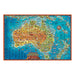 Blue Opal Down Under Australia Giant Map Puzzle