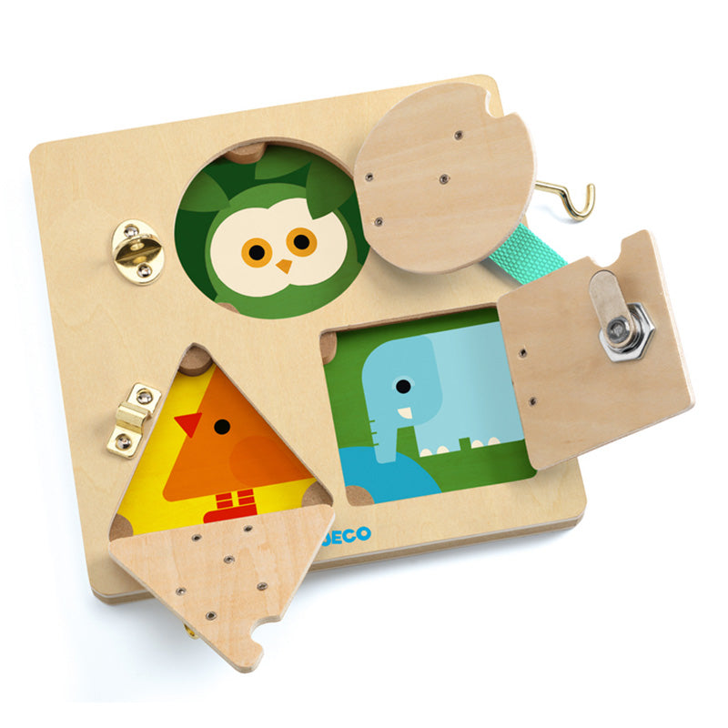 Djeco Lock Basic Wooden Puzzle