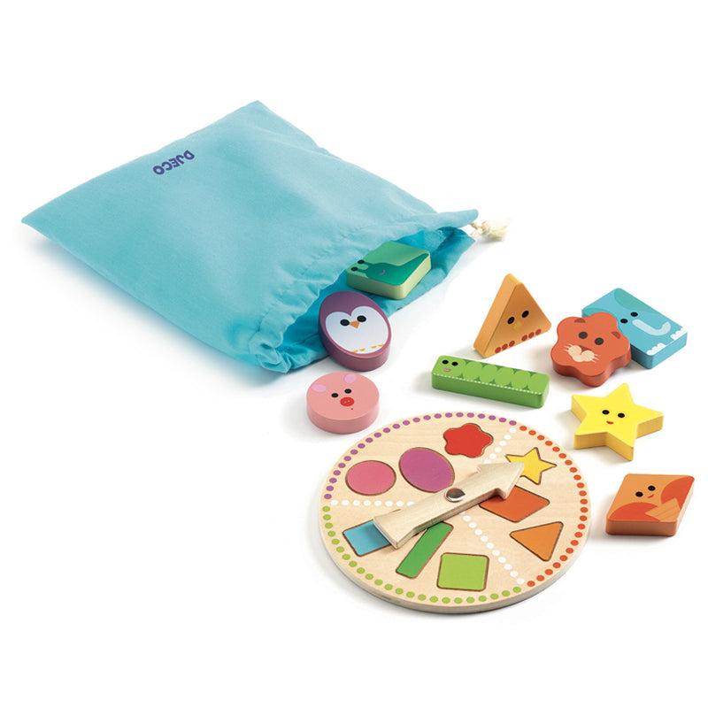 Djeco Tactilo Basic Wooden Game