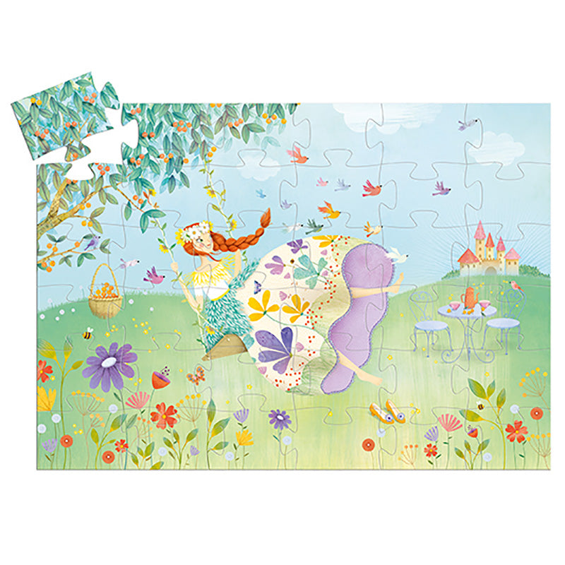 Djeco The Princess of Spring 36pc Silhouette Puzzle