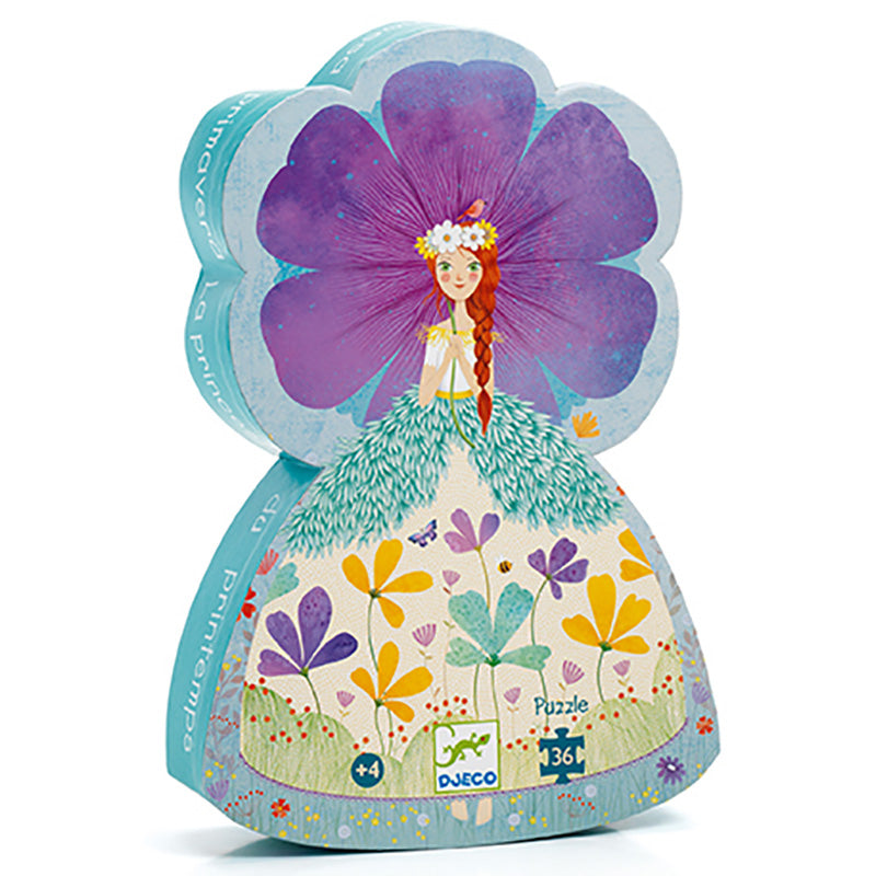 Djeco The Princess of Spring 36pc Silhouette Puzzle Box