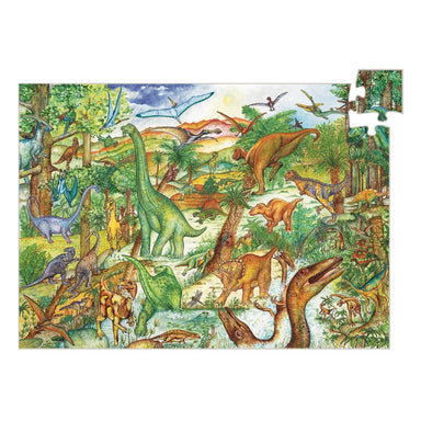 Djeco Observation Puzzle Dinosaurs 100 piece