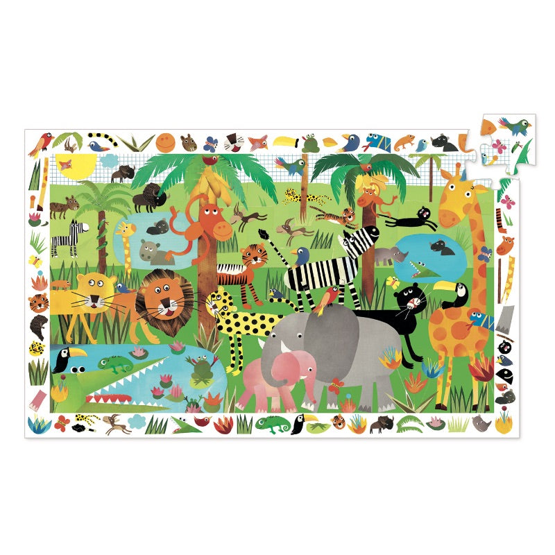 Djeco Observation Puzzle Jungle 35 Piece