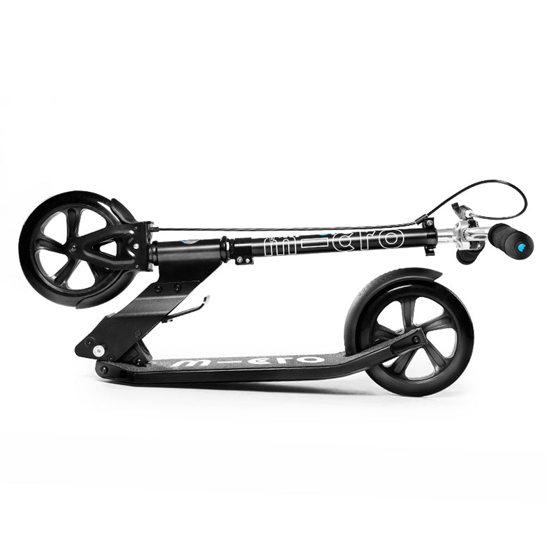 Micro Scooters Adult Downtown Micro Scooter Black Folded