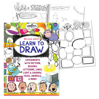 Eeboo Learn to Draw with Melissa Sweet Cover with pages