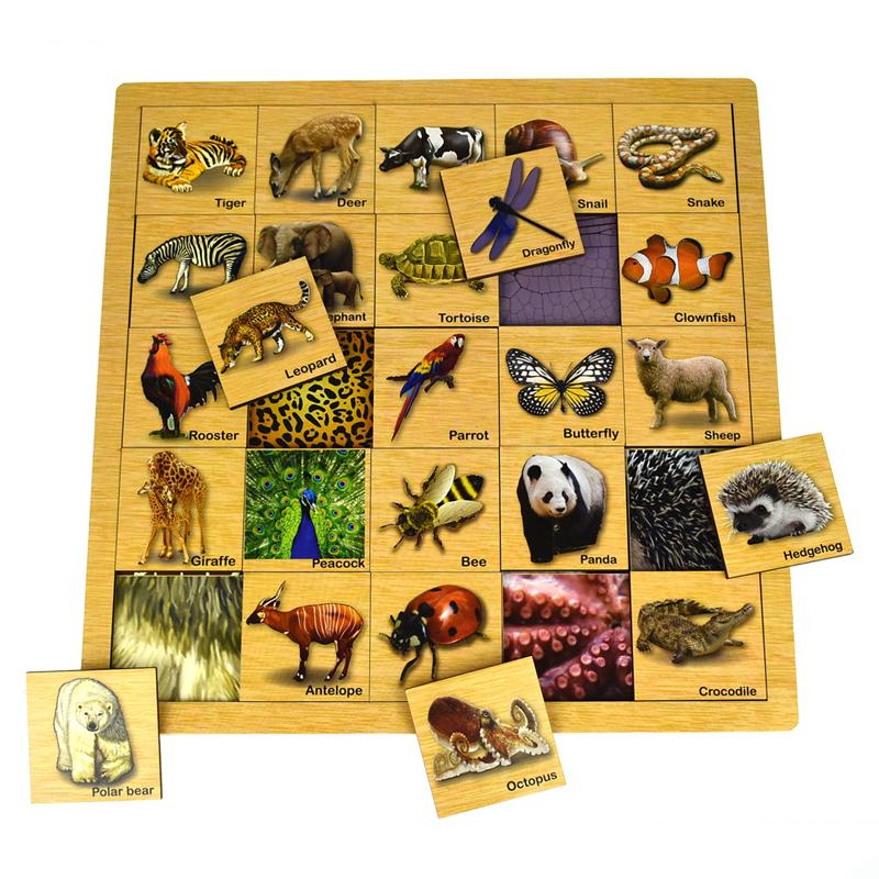 KaperKidz Matching Puzzle Animal Skin