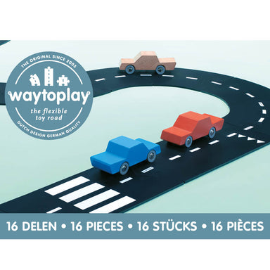 Way To Play Expressway 16 Piece Rubber Road Set 