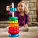 Fat Brain Toys Spin Again Stacking Toy Girl