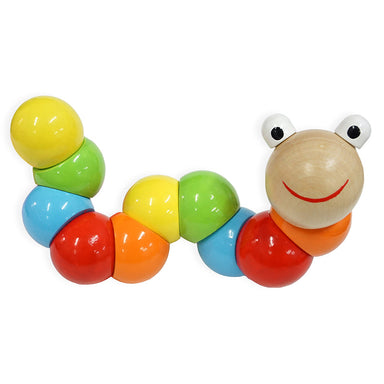 Fun Factory Jointed Wooden Worm Clutch Toy