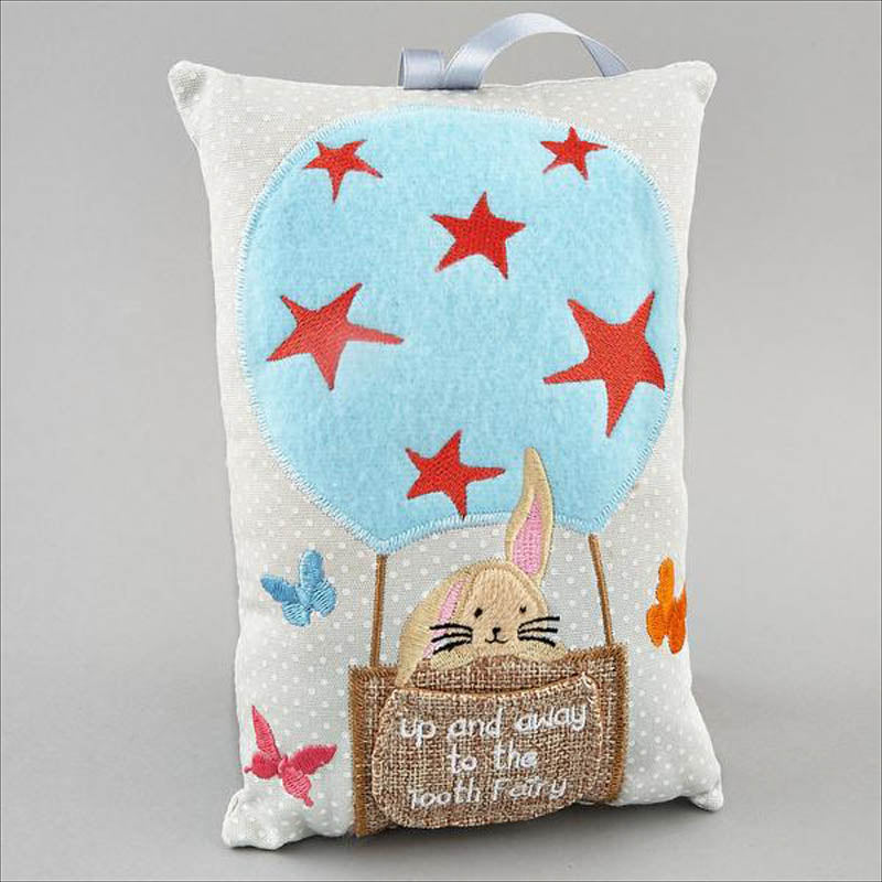 Floss & Rock Bunny Tooth Fairy Cushion