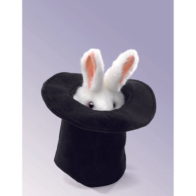 Folkmanis Rabbit in Hat Hand Puppet 2