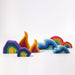 Grimm's Earth Element Stacker Small Fire Rainbow