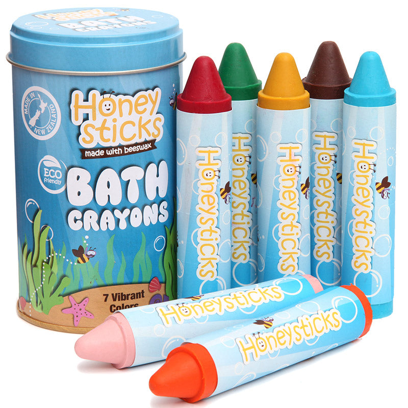 Honeysticks Ultimate Bath Fun Set with Colour & Crayons 5