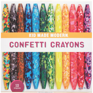 Kid Made Modern Confetti Crayons