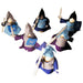 Magic Wood Knights Set of 6 Blue 