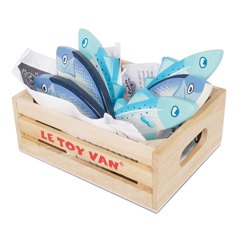 Le Toy Van Honeybake Market Play Food Fish Crate