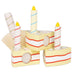 Le Toy Van Honeybake Vanilla Birthday Cake Slices