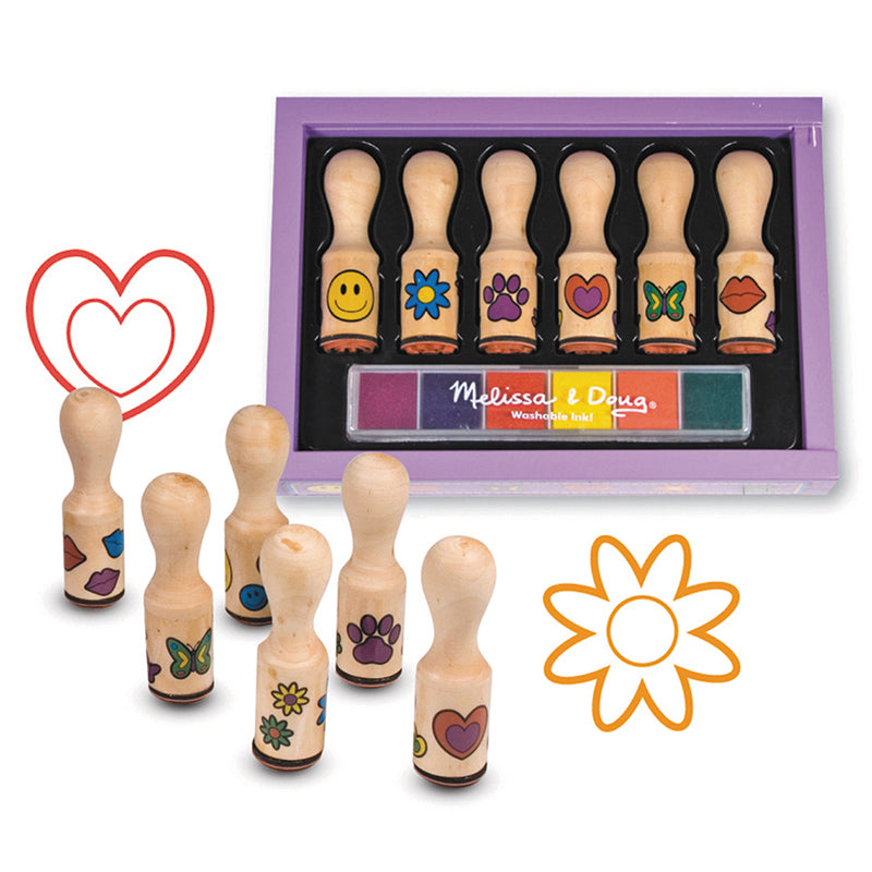 Melissa & Doug Happy Handle Stamp Set