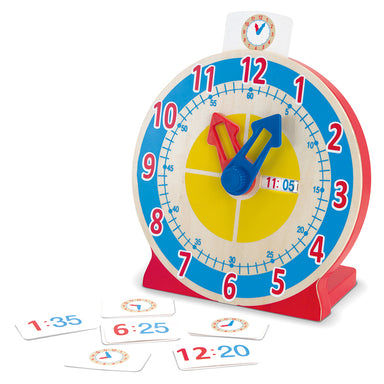 Melissa & Doug Turn and Tell Wooden Clock