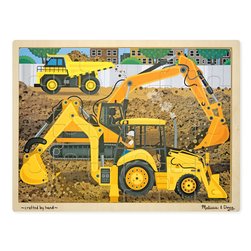 Melissa & Doug Jigsaw Puzzle Diggers at Work 24 Piece