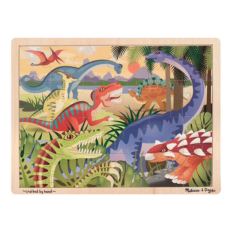 Melissa & Doug Jigsaw Puzzle Dinosaurs 24 piece