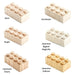 Mokulock Wooden Building Bricks 60 Piece Set Woods