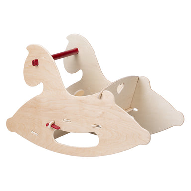 Moover Rocking Horse Natural Side View