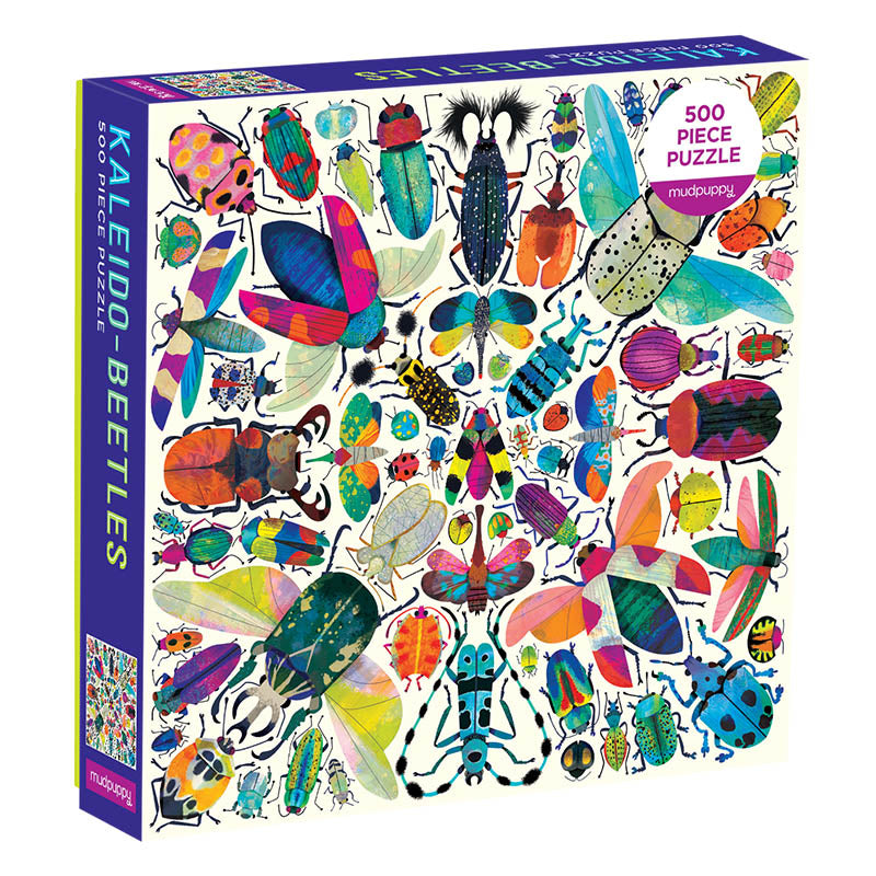 Mudpuppy Kaleido Beetles 500 piece puzzle Box