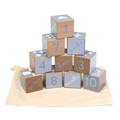 Discoveroo Wooden Milestone Blocks