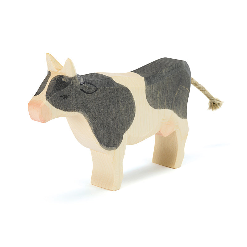 Ostheimer Wooden Cow Black & White Standing