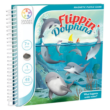 Smart Games Flippin Dolphins Magnetic Travel Game Cover