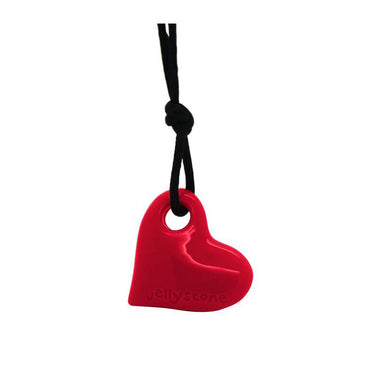 Jellystone Designs Heart Chew Necklace - Red