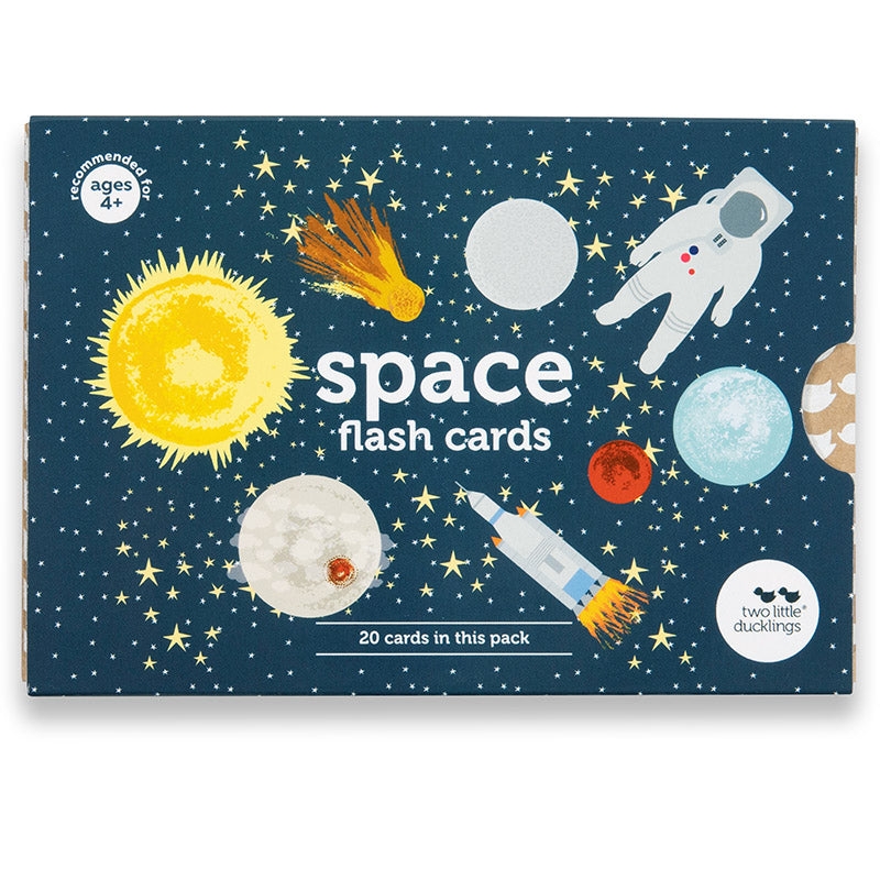 Two Little Ducklings Space Flash Cards