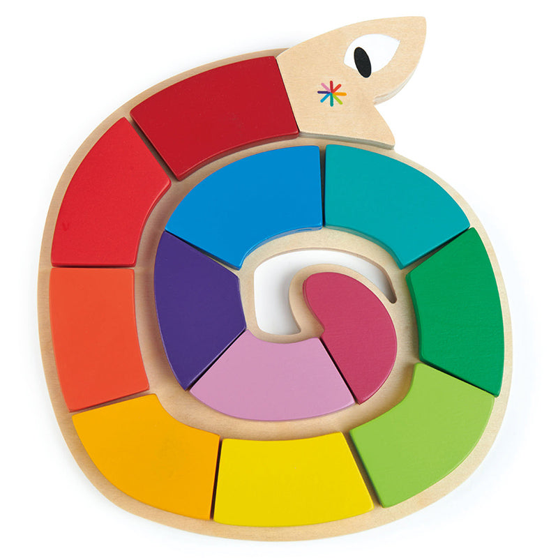 Tender Leaf Toys Colour Me Happy Worm Puzzle