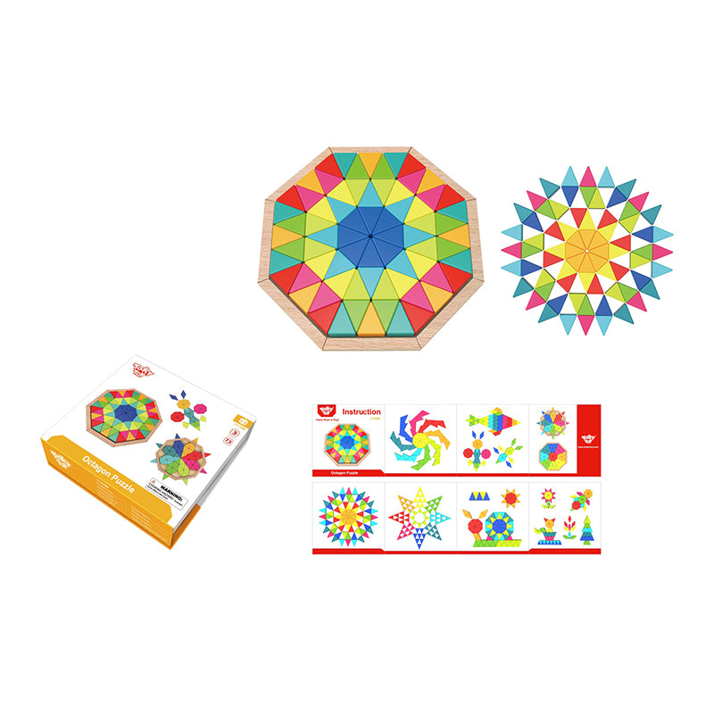 Octagon Geometric Shapes Puzzle