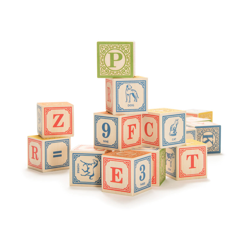Uncle Goose ABC Wooden Blocks Classic Set