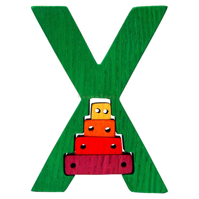 Fauna X for Xylophone Letter Puzzle