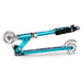 Micro Sprite Micro Scooter Ocean Blue - LED Wheels Folded