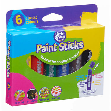 Little Brian Paint Sticks Classic 6 pack