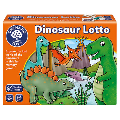 Orchard Toys Dinosaur Lotto Memory Game Box