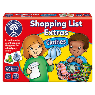 Orchard Toys Shopping List Extra Pack Clothes