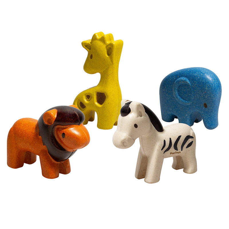 PlanToys Wild Animals Set