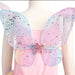 Great Pretenders Rainbow Fairy Dress with Wings Close