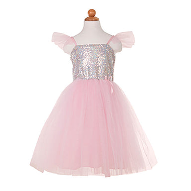 Great Pretenders Pink Sequins Princess Dress Size 3-4