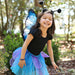 Great Pretenders Midnight Butterfly Tutu with Wings & Headband Size 4-6 Girl Smiling