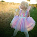 Great Pretenders Rainbow Sequins Skirt with Wings & Wand Size 4-6 Toddler