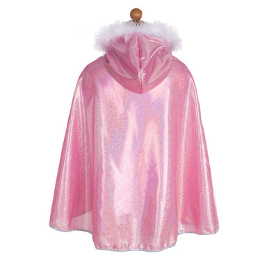 Great Pretenders Pink Glitter Princess Cape Size 4-6 Back