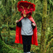 Great Pretenders Red Triceratops Hooded Cape Size 4-5 Outside