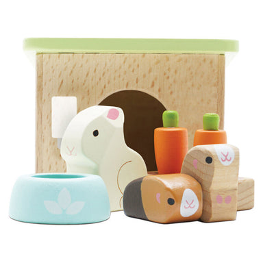 Le Toy Van Bunny with Guinea Pig Playset